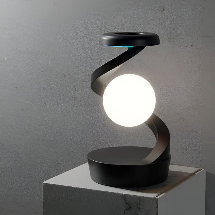 OrbitGlow Lampe - Stilig Belysning med Trådløs Lading | Skanto