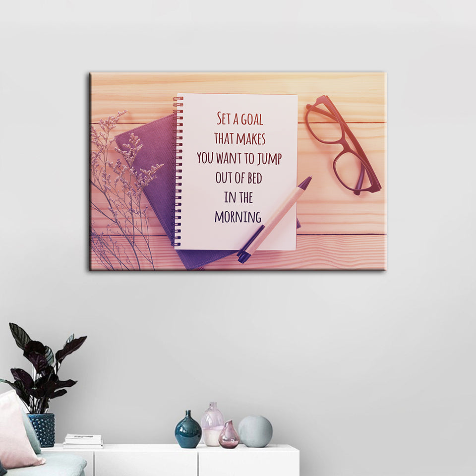 Inspirerende kunst - lerret veggkunst maleri