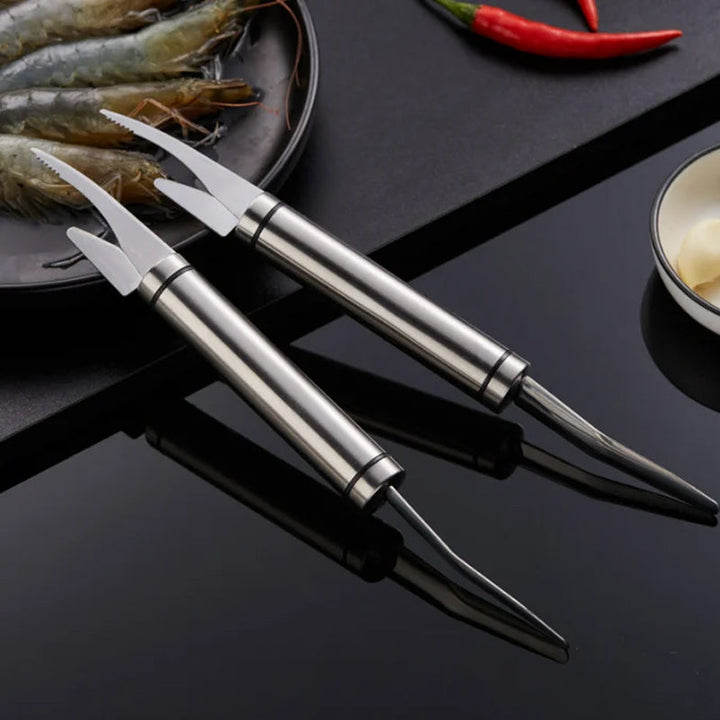 Skanto | 5 i 1 Multifunksjonell Reker Line Fish Maw Kniv