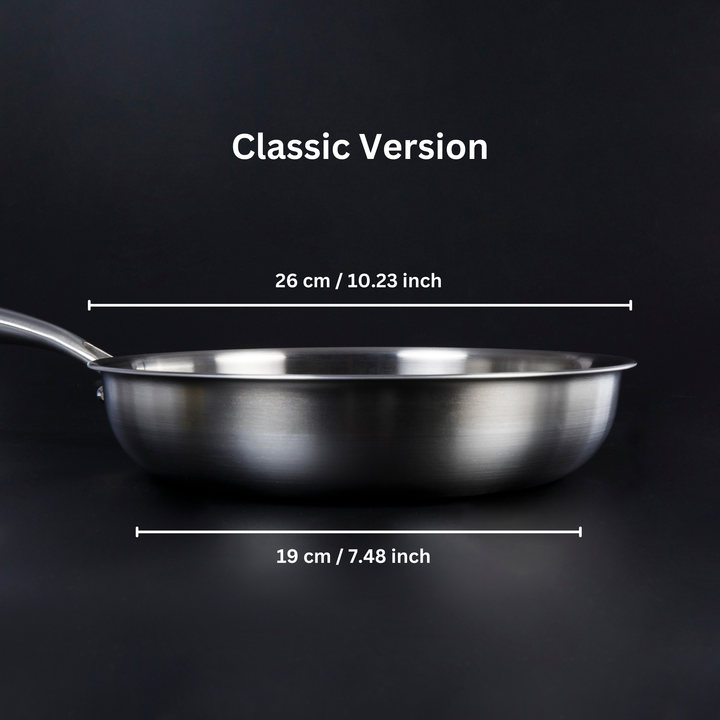 Skanto | Titan Stekepanne | Ikke-giftig, Naturlig Non-Stick & Ideell for Sunn Matlaging