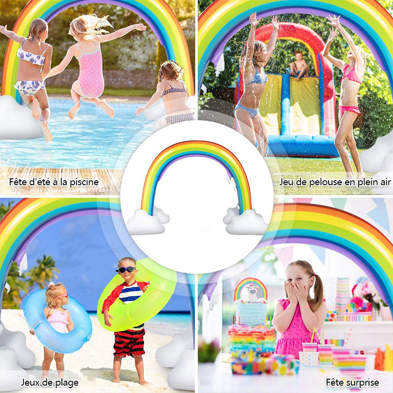 Rainbow Spray Bow Inflatable | Skanto