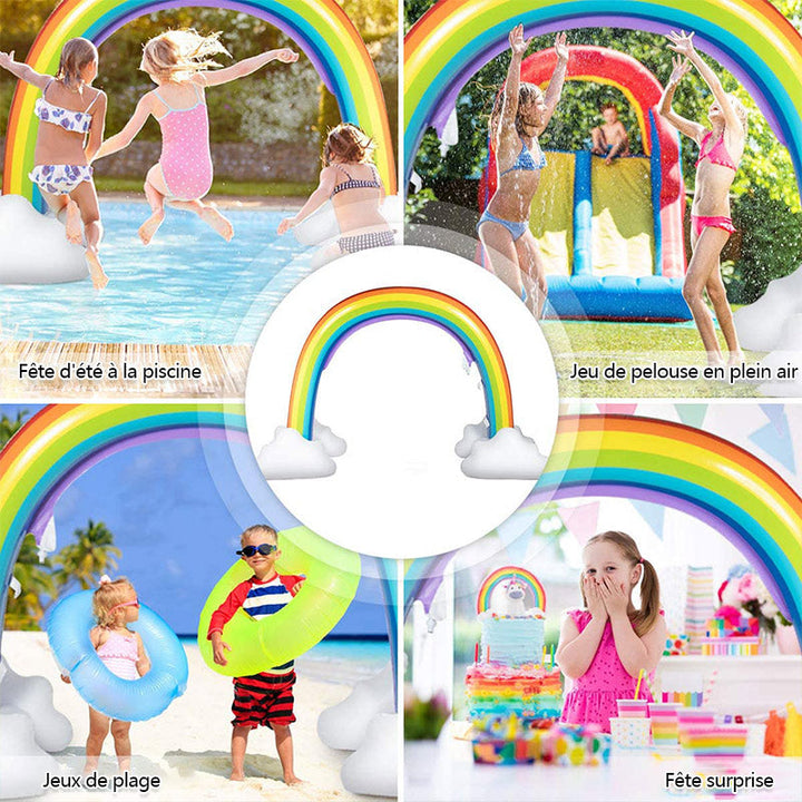 Rainbow Spray Bow Inflatable | Skanto