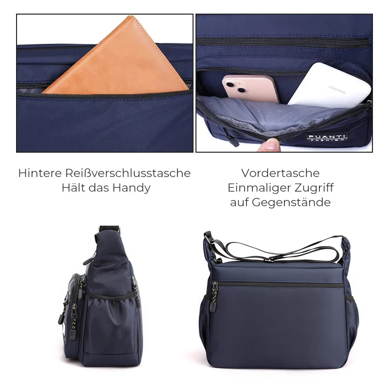 Herre messenger bag med flere lommer | Skanto