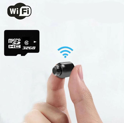Skanto | Liten WiFi Sikkerhets Spy Kamera UK Natt Syn Overvåkning Nanny Cam
