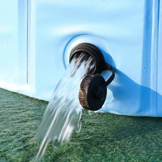 Sammenleggbar PVC hundepool med dreneringsventil Skanto