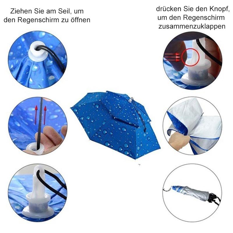 Skanto | Regn paraplyhatt for fiske og hagearbeid