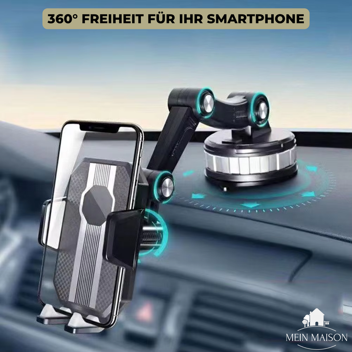 Skanto | Auto GripTech Handy Holder med Sterk Sugekop og 360° Rotasjon