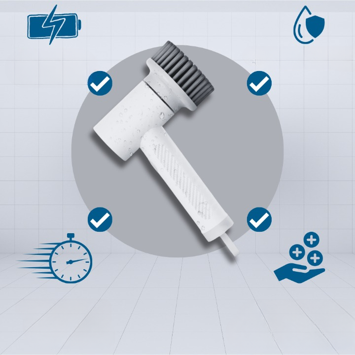 Electric Scrub Brush Profesjonell Kjøkken- og Komfyrrenser Skanto