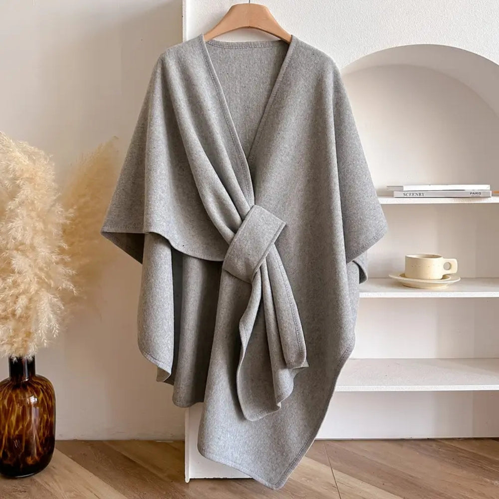 Skanto | Luksuriøs Poncho Vindproof Sjalkåpe