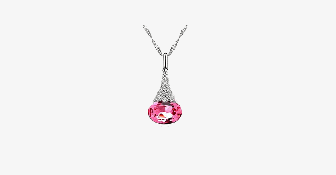 Skanto | Crystal Water Drop Pendant - Multicolor Østerrikske Krystaller med Hummerlås
