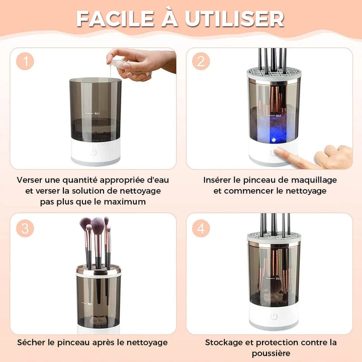 Electric Makeup Brush Cleaner | Skanto