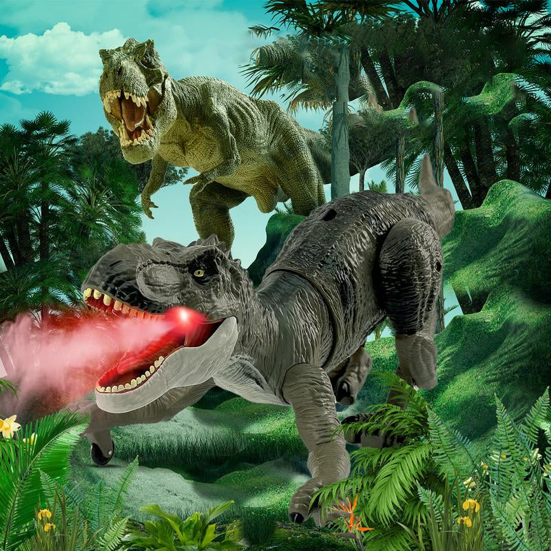 Skanto | Dinosaur med tåke funksjon – Brøl, bevegelse og realistisk handling