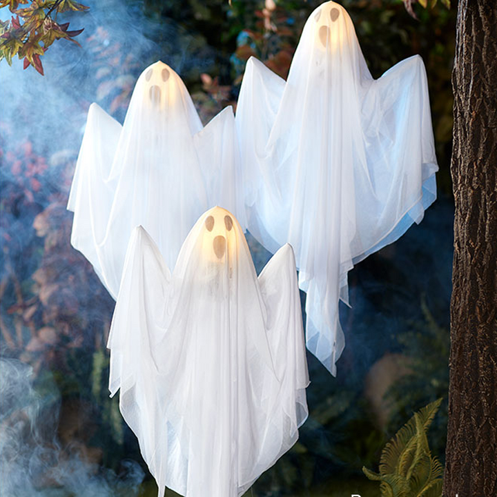 Skanto | Halloween Dekorasjon LED Lys Hengende Spøkelse