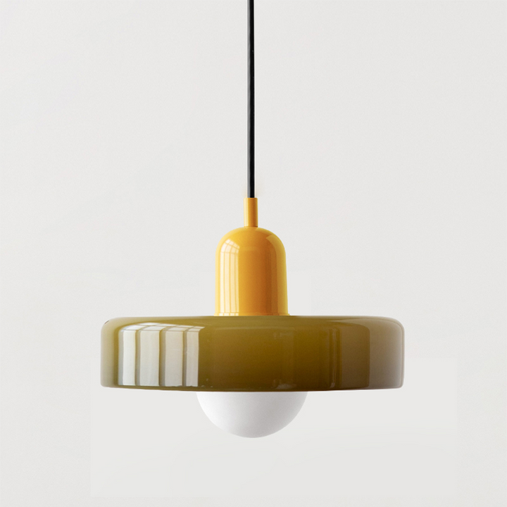 Fargerik Bauhaus-Stil Pendellampe - StiloGlas | Skanto