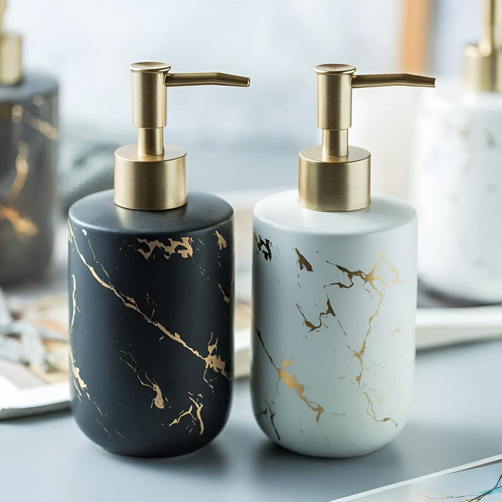 Skanto | Golden Marble Luxe Dispenser