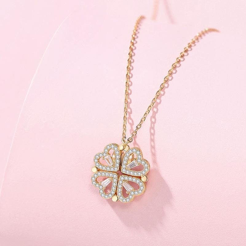 Hollow Four-Leaf Clover Necklace | Skanto