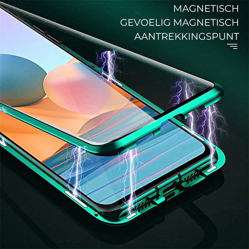 Skanto | herdet glass dobbeltsidig telefonkasse for Samsung