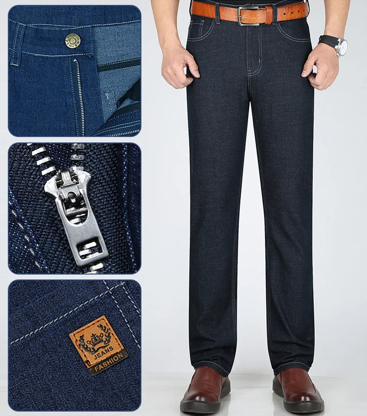 Skanto | Mulberry Silke Høy Elastisk Jeans