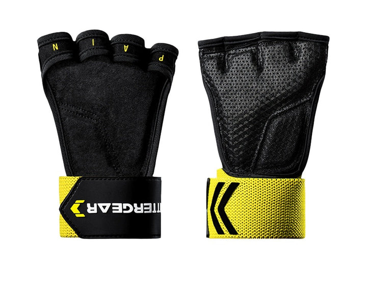 Skanto | GripFit Håndledds Hansker - Non-Slip, Anti-Calus Pull-Up Håndtak