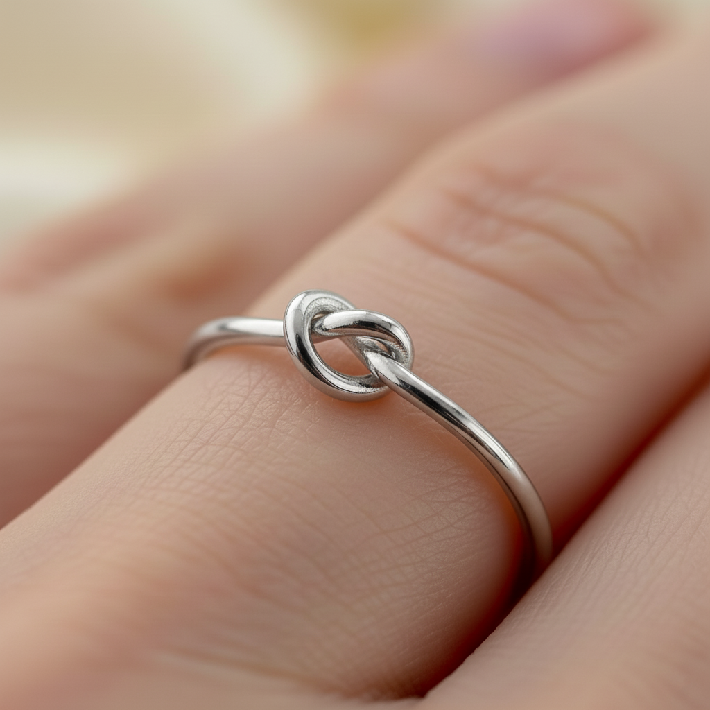 Skanto | Delikat Hjerte Knute Bånd Ring