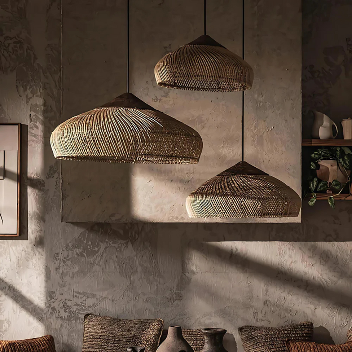 Skanto | Rattan Boho Pendellampe