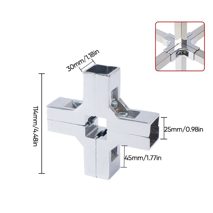 Square Tube Connector | Skanto