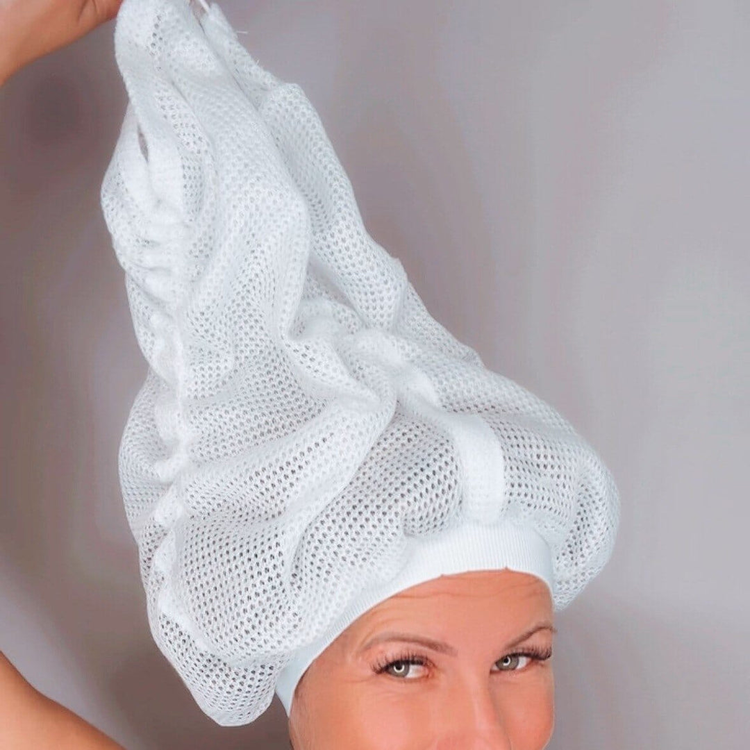 Skanto | Net Plopping Cap for Drying Curly Hair