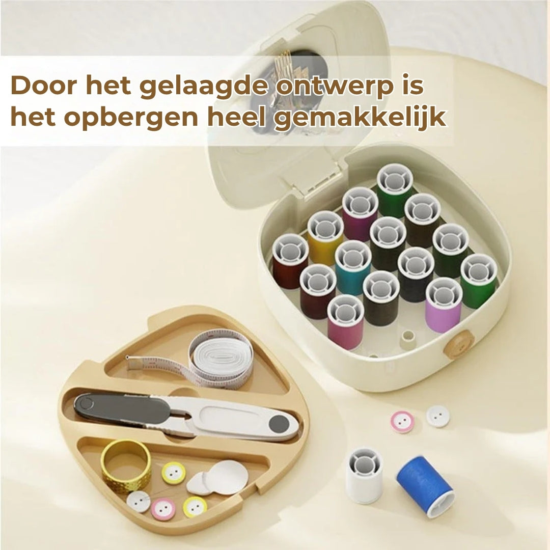Magnetisk sysett med dobbel-lags boks | Skanto