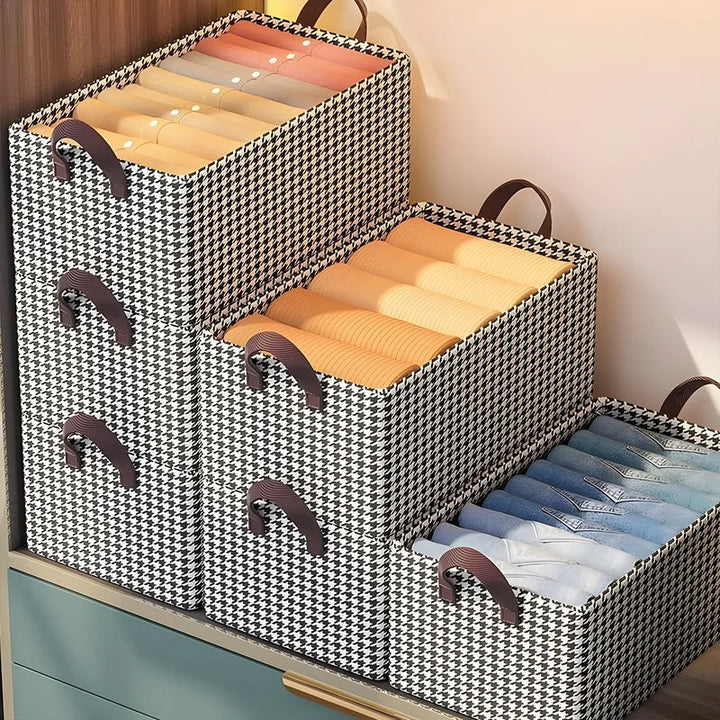 Sammenleggbar jeansorganisator for garderoben | Skanto