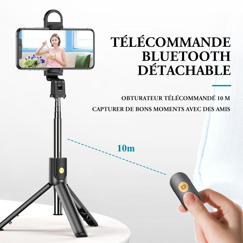 Tripod for selfie stick with Bluetooth remote control | Skanto