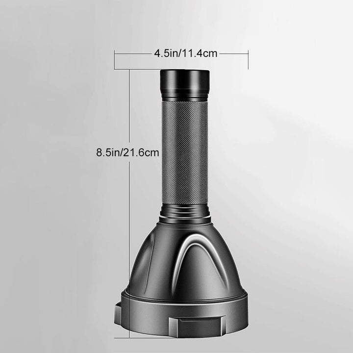 Skanto | Høy-effekt vanntett LED-lommelykt | 30 000–50 000 lumen oppladbar lommelykt