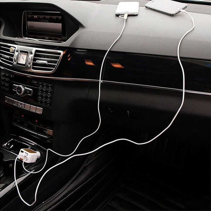Ciaovie biladapter Multi med uttrekkbar ladekabel | Skanto