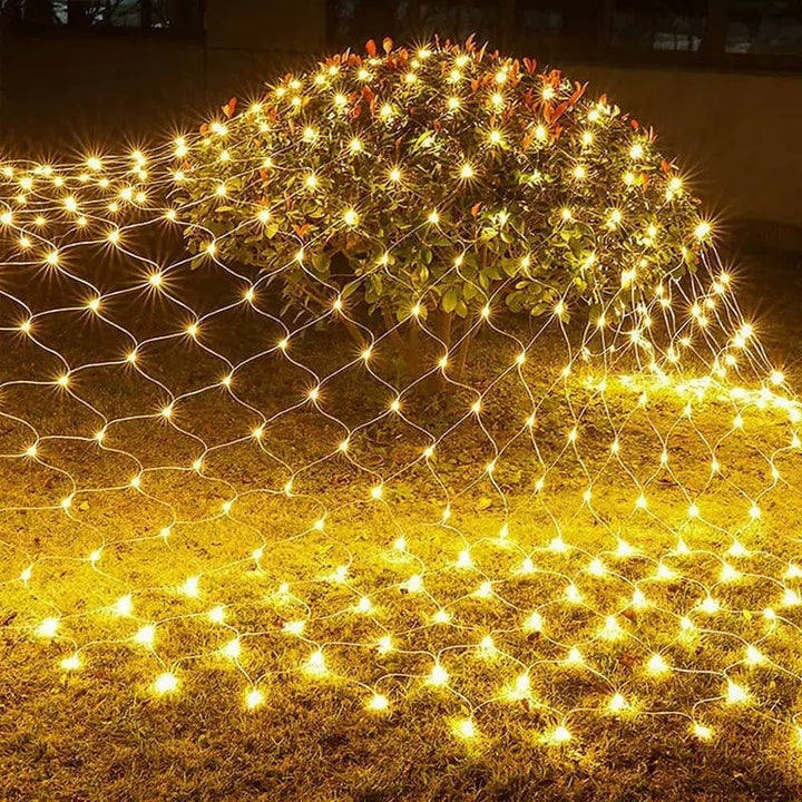 Solar Fishnet Light | Skanto