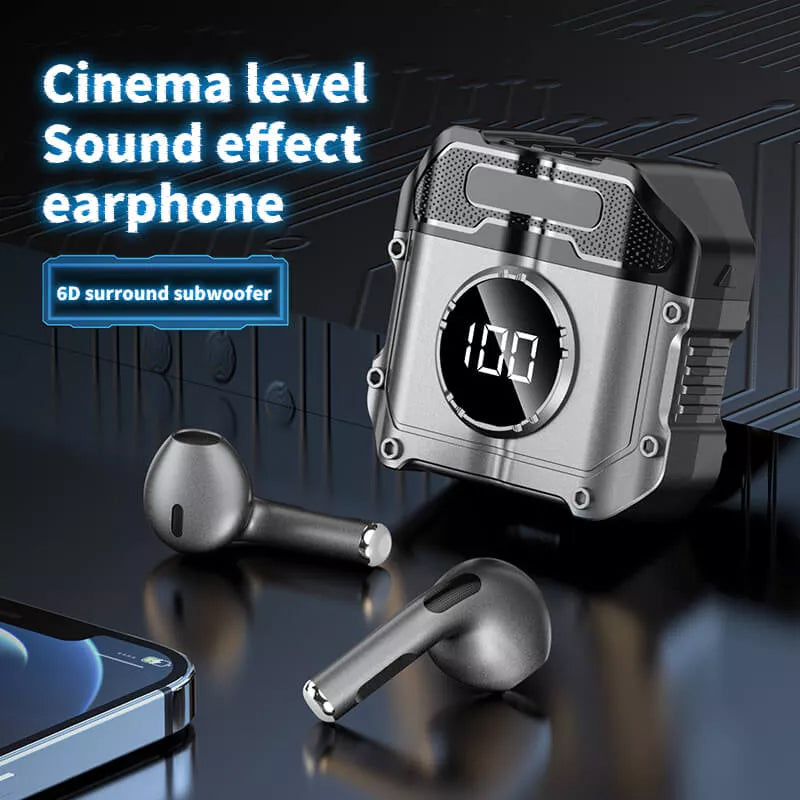 Skanto | Støydempende Digital Skjerm Bluetooth Hodetelefoner