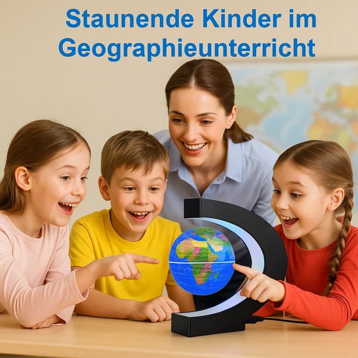 Skanto | AstroGlobe LED Verdens Globe – Flytende Globe Lampe med Magnetisk Oppheng