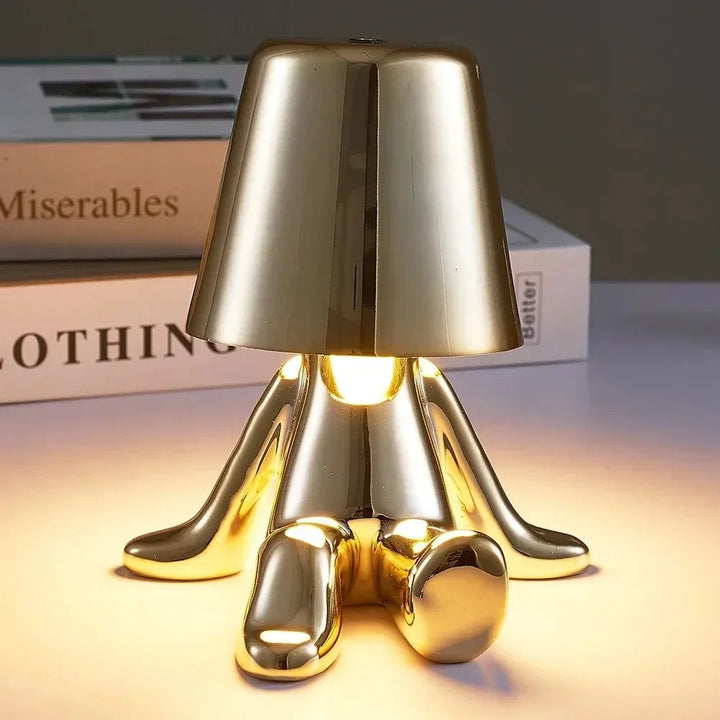 Skanto | Lite Gyldne Mann Bordlampe