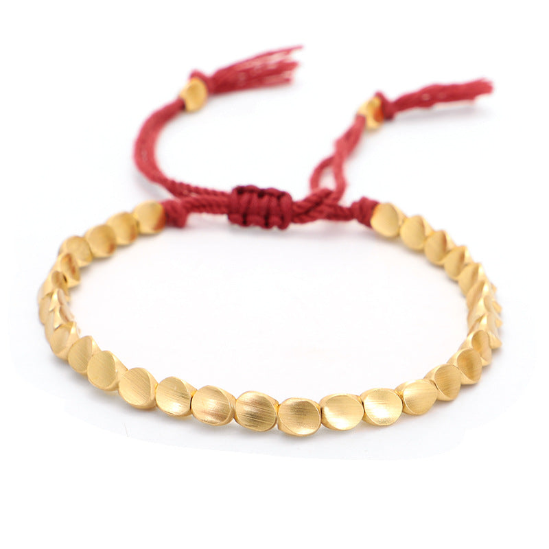 Skanto | Formet Kobber Perle Armbånd