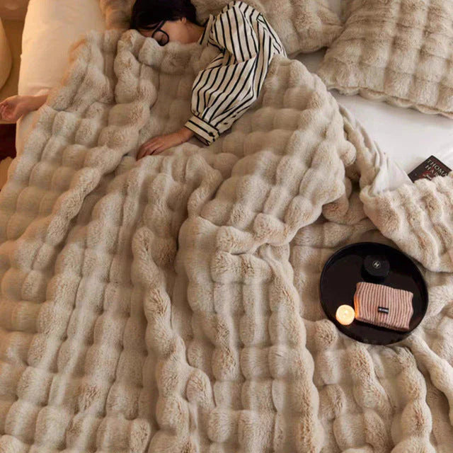 Skanto | Luksus myk pelspledd - SnuggleFur