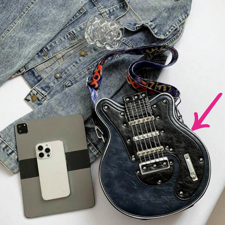 Skanto | Hev stilen din med Rockstar gitarveske skulderveske chic