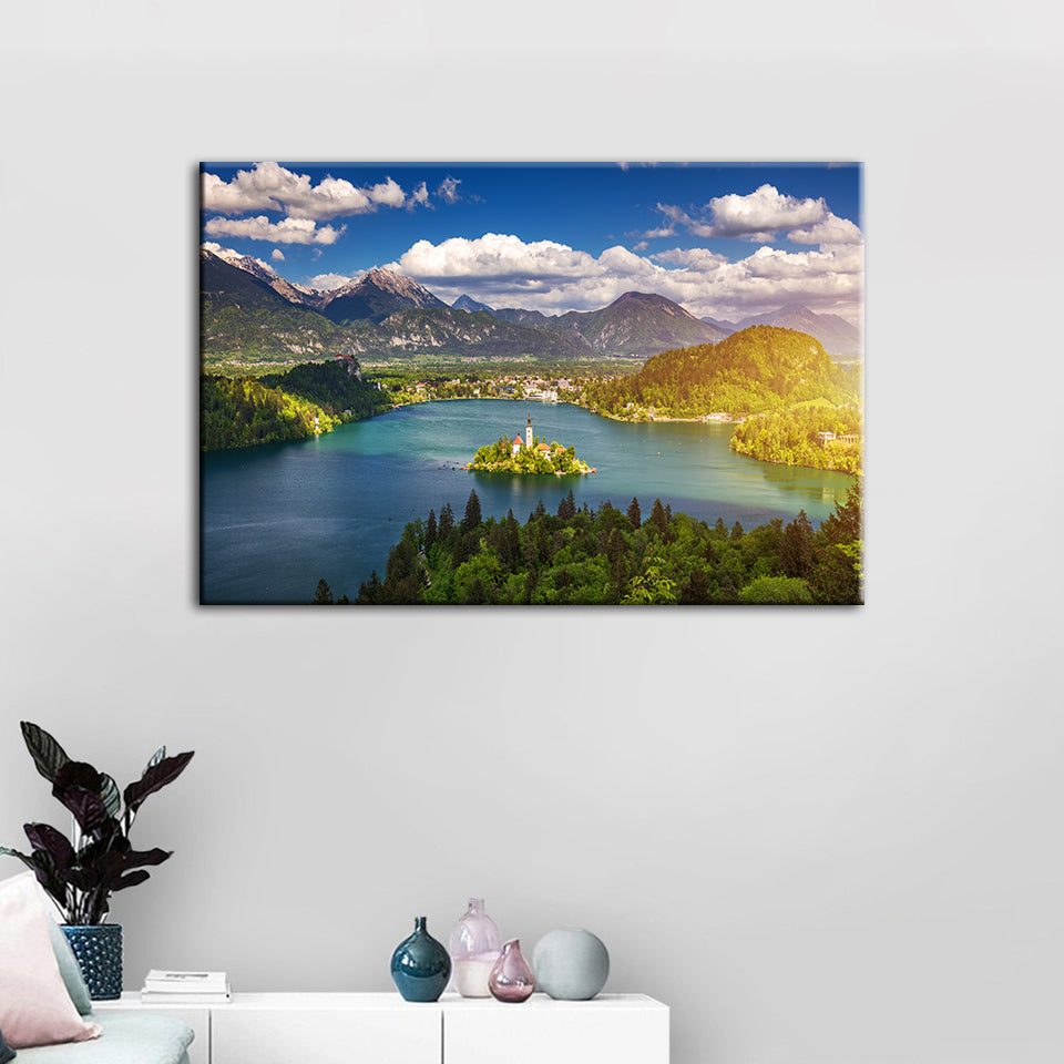 Peace Of The Land - Lerret Veggkunst Maleri
