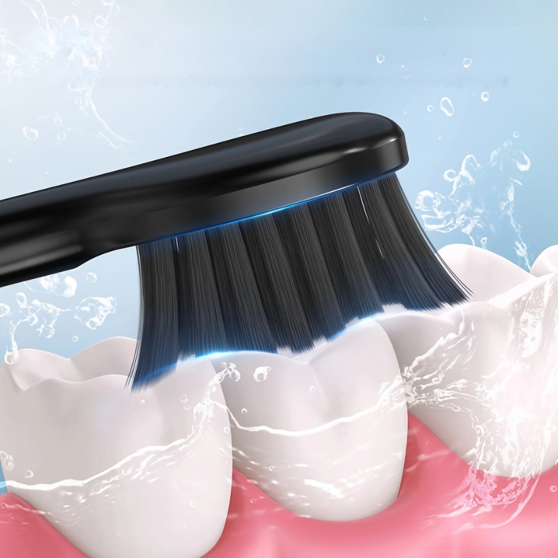 Skanto | GlowSmile Sonic Tannbørste – Oppladbar med 5 Moduser og 8 Børstehoder