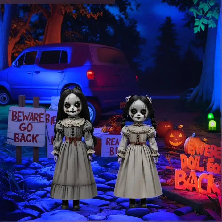 Skanto | Ghost Doll Halloween Dekor for Utendørs Hage og Hage