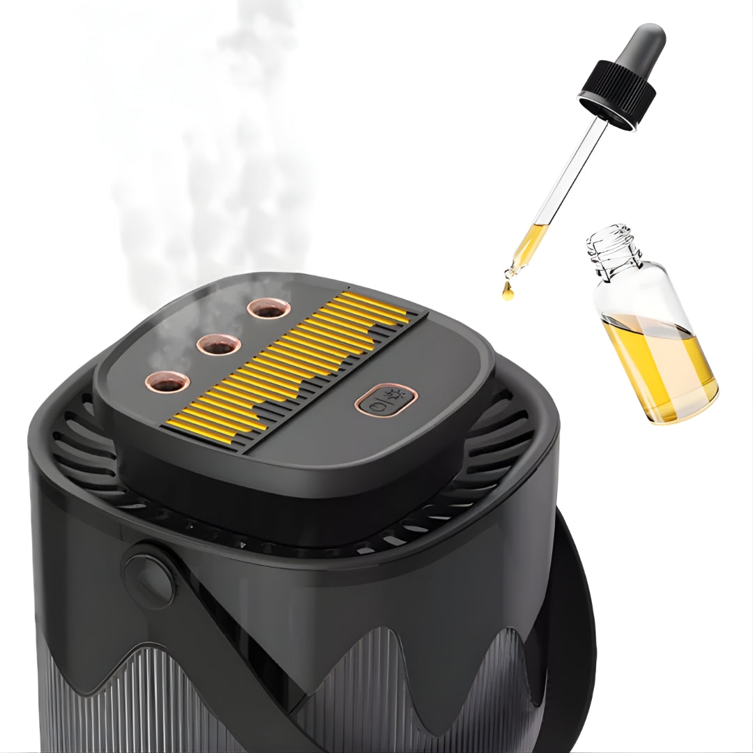 Essensiell Olje Aroma – Stille 3 L Tank – Linder Tørr Luft, Beroliger Huden & Forbedrer Søvnkvaliteten Skanto