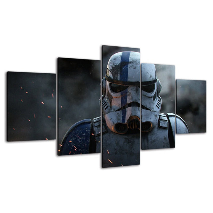 Stormtrooper Star Wars – 5-delt lerretsbilde – Høyoppløselig trykk