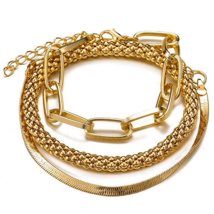 Skanto | 3 stk Chunky & Elegant Armbåndstabel