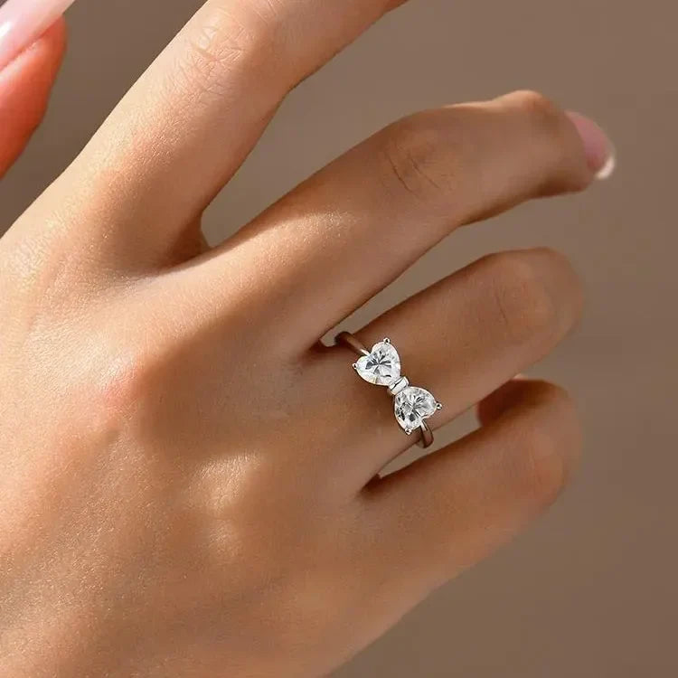 Skanto | S925 Moissanite Feminine Bue Ring