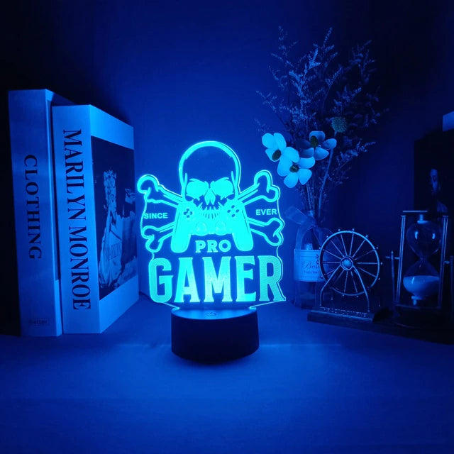 Gamer 3D LED-lamper | Skanto
