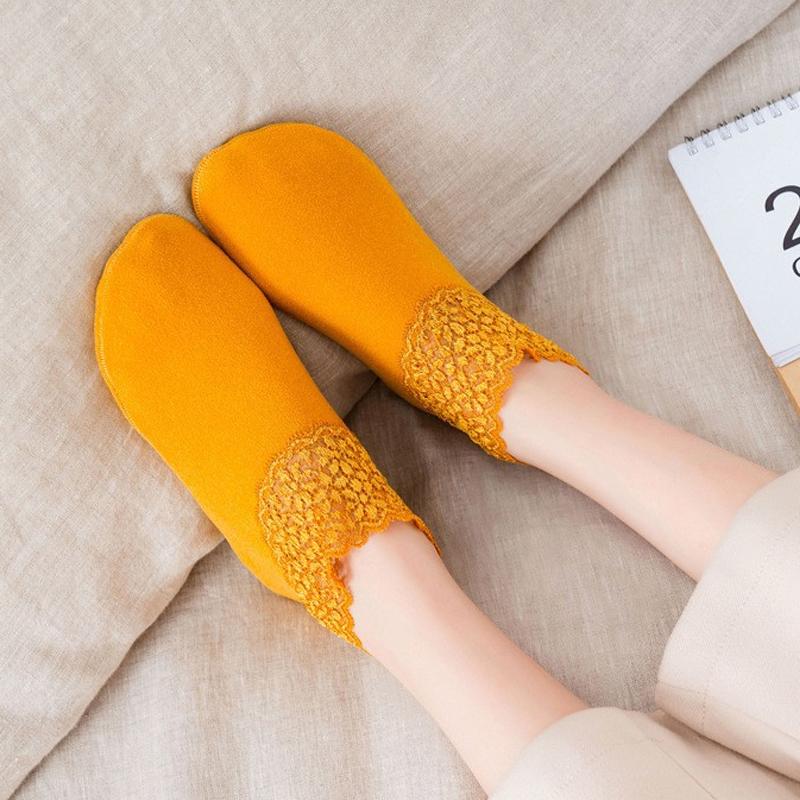 Skanto | Nye varme sokker med stilige blonder