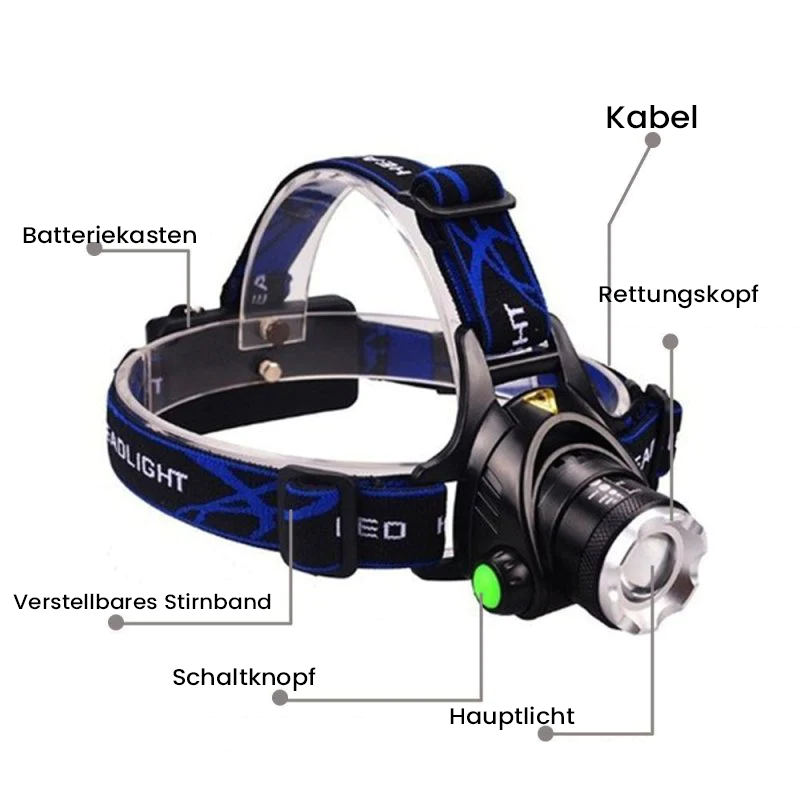 Sporty glitrende spotlight for utendørs | Skanto