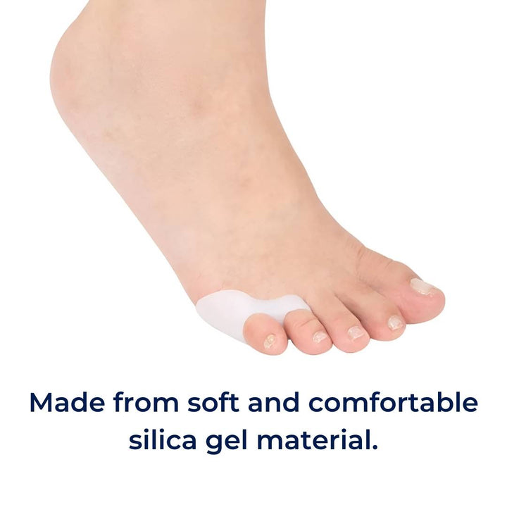 ToeGuard ortopediske tåspacer | Bunionette korrigerer - Lite tå rettet - for hallux valgus - Hammertoe og tåjustering Skanto
